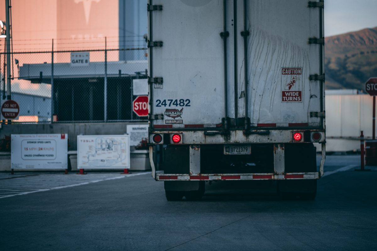 white freight truck close up photography 2449454