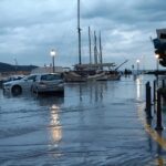 V Piranu in Izoli kljub sireni avtomobili ostali pod vodo (VIDEO) 3 poplave2