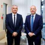 Vrtcem donirali 150.000 evrov 2 MK Group in Gorenjska banka bosta vrtcem donirali 150.000 evrov Jovan Purar MK Group in Mario Henjak Gorenjska banka