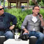 FARAONI Tiskovna konferenca 22.5.NELFI DEPANGHER MARJAN MALIKOVIC press photo