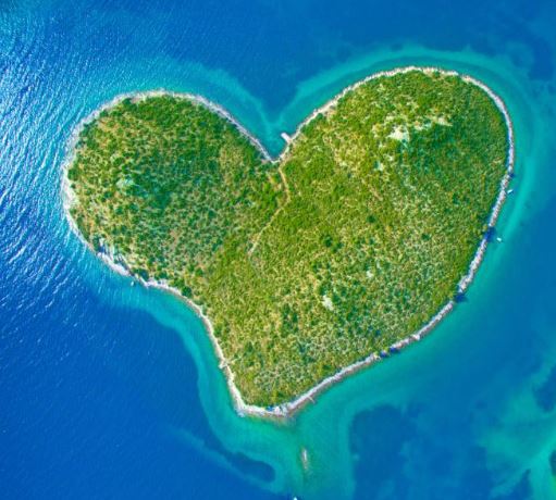 Galešnjak, naprodaj, otok ljubezni, otok zaljubljenih, hrvaška
