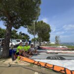 Tekmovanje na razburkanem morju (FOTOGALERIJA) 5 tekmovalci sup tekmovanja počivajo v senci