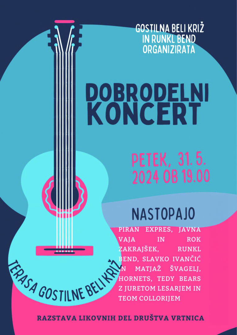 dobrodelni koncert Beli Križ