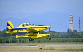 posnetki gašenja air tractorja