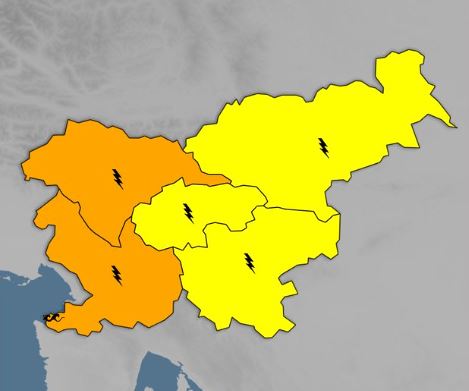 alarm neurje slovenska istra arso