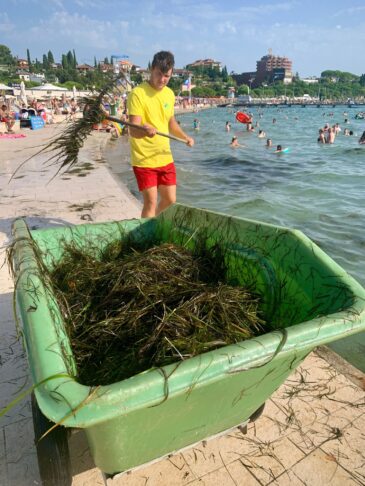 na plaži Portorož