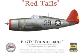 p 47d thunderbolt 1lt gwynne peirson 302nd fs 332nd fg tuskegee airmen italy 1944