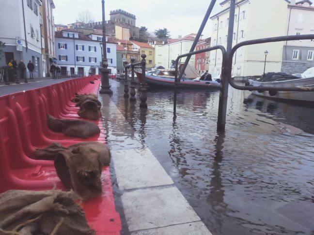 protipoplavni sistem v miljah muggia poplave neurje ovire