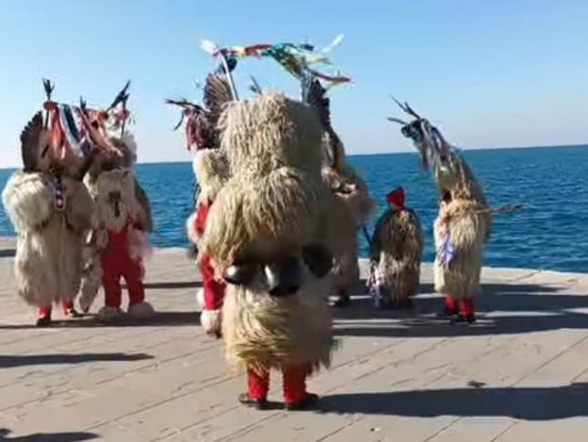 koper obiskali kurenti kurentovanje