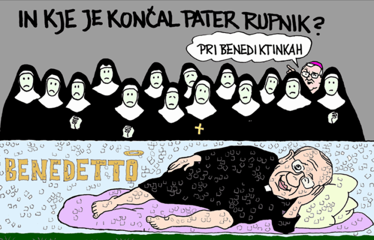 rupnik karikatura meseca