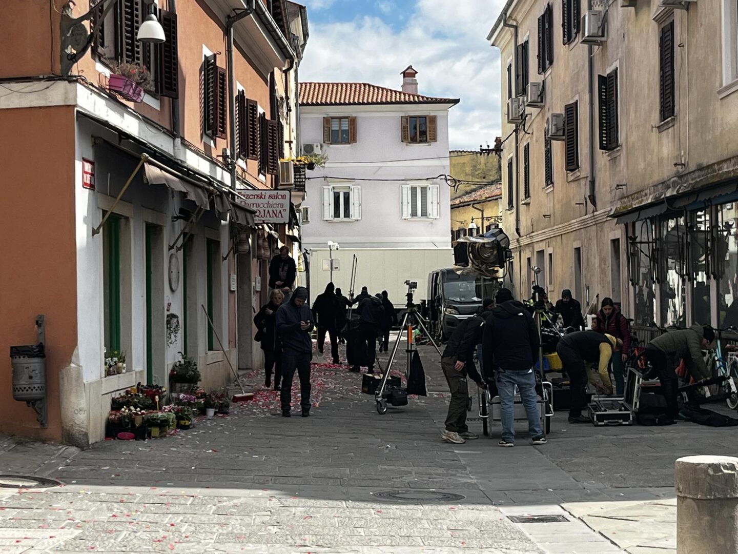 snemalni dan snemanje koper snemalna ekipa
