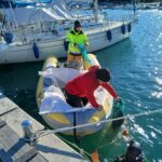 Iz morskih travnikov odstranili več kot eno tono smeti (FOTO) 6 Ciscenje Zavoda YouSea Izola2 2 Large