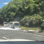 Na primorski avtocesti zagorelo vozilo (FOTO) 2 IMG 1404