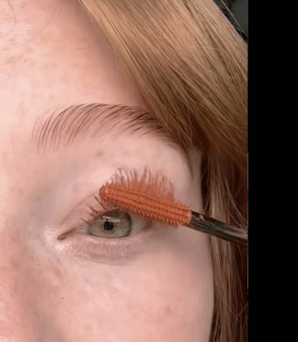 maskara moda trend poletje Oranžna maskara