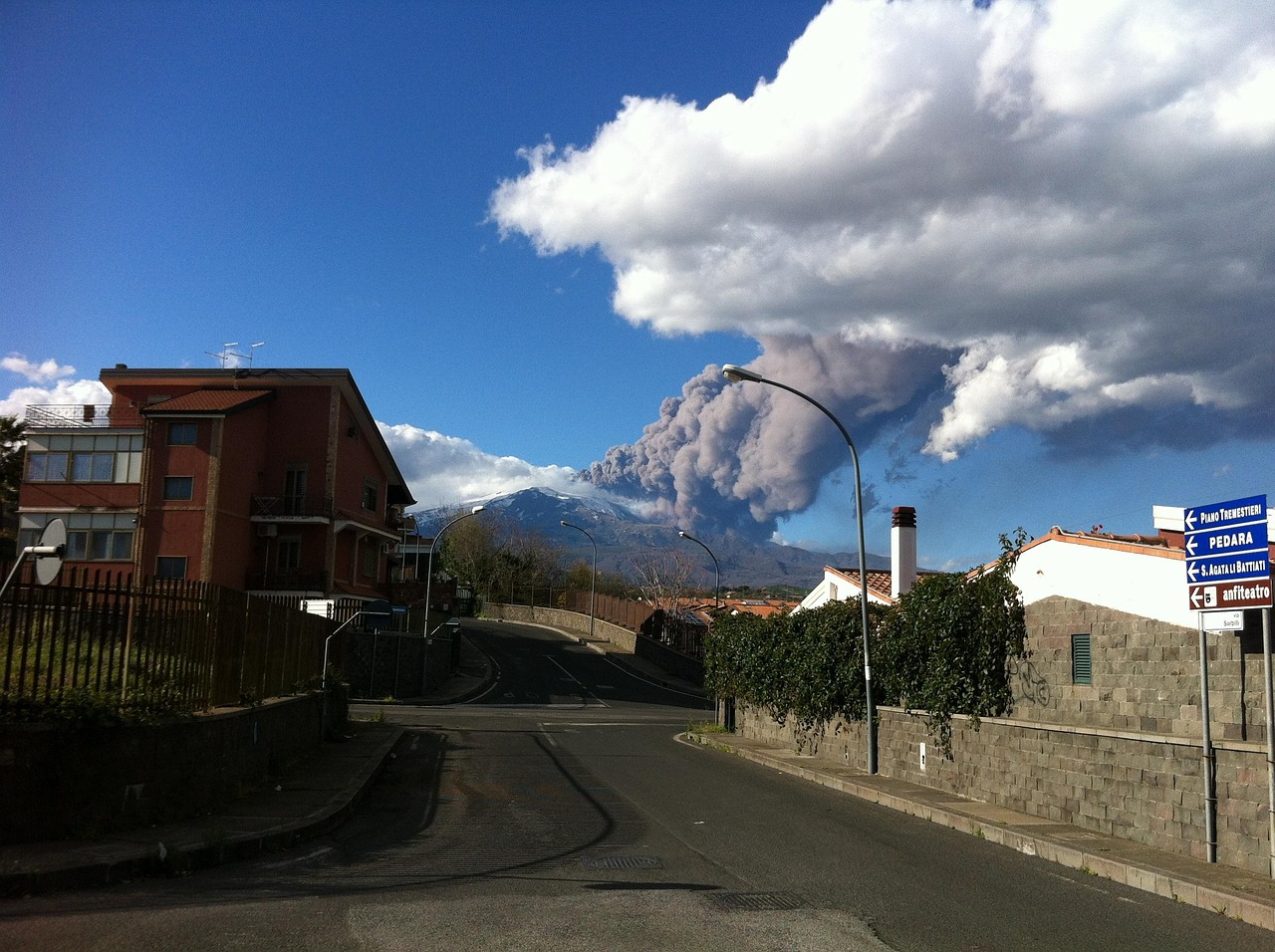 vulkan Etna italija