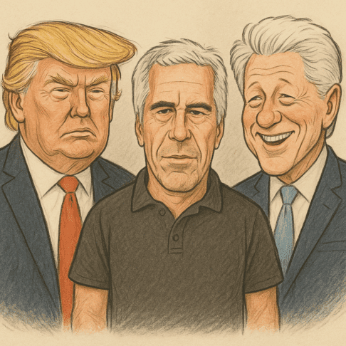 Trump in Clinton v Epsteinovem spornem rojstnodnevnem albumu 2 ChatGPT - AI - Trump, Epstein, Clinton