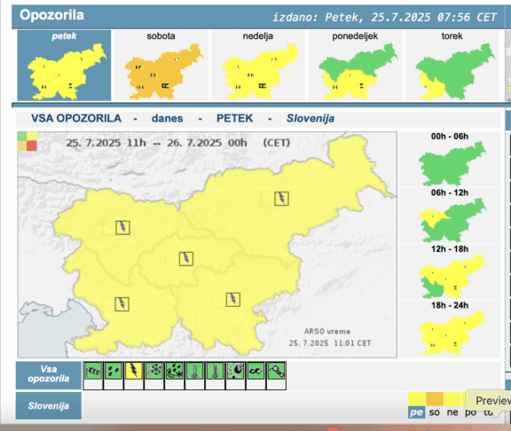 Kakšne sledi je za seboj pustila nevihta v Postojni? (FOTO) 2 Screenshot 2025 07 25 at 12.04.02