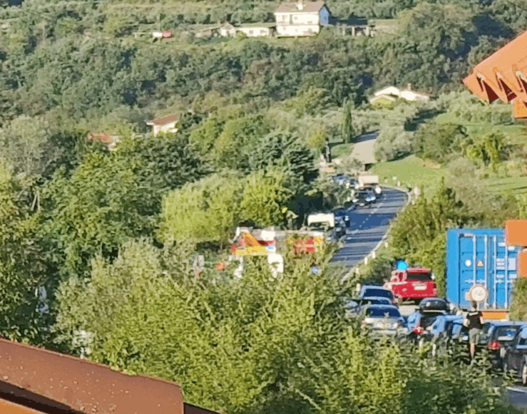 Zaprta cesta Koper - Dragonja 3 Posnetek zaslona 2025 08 31 090311