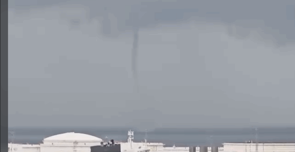 Zjutraj tromba nad Reko (VIDEO) 6 tromba na reki