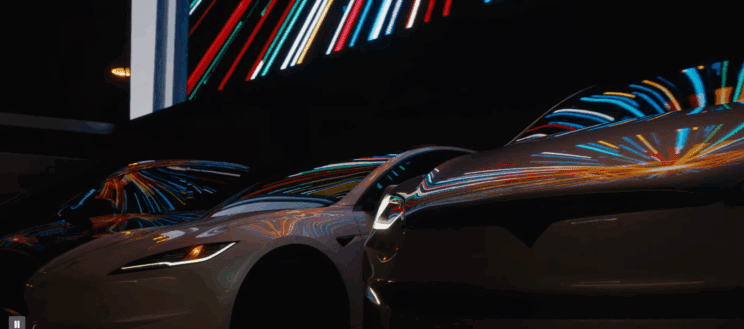 Bo Muskov Tesla Diner zamenjal McDonald's? 2 Zajem zaslona - Tesla.com LED zaslon