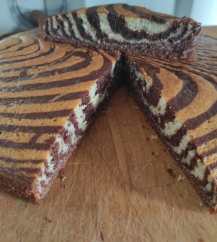Najbolj enostaven zebrin kolač, s katerim boste očarali goste 2 zebrin kolac 1