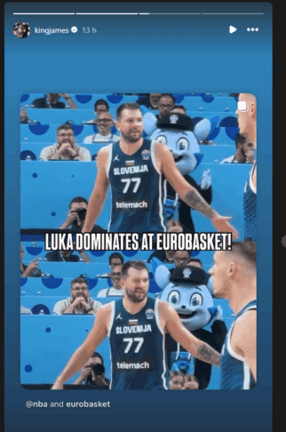 Lebron James spremlja Slovenijo na Eurobasketu (foto) 2 lebron james