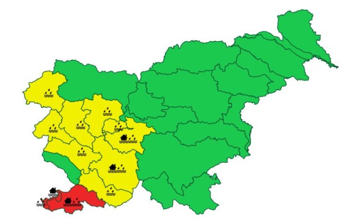 Arso opozarja: Možne poplave v slovenski Istri (FOTO, VIDEO) 3 arso