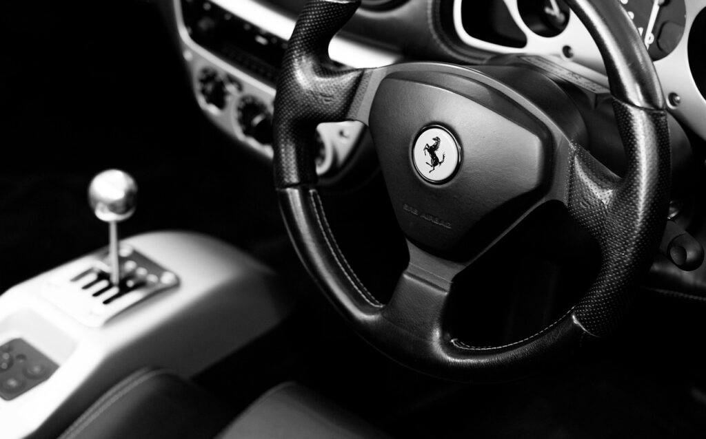 Divja vožnja s Ferrarijem pri Senožečah 3 ferrari