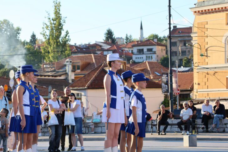 Mažorete Koper na evropskem prvenstvu v Sarajevu (FOTO/VIDEO) 6 Mažorete Koper Mažoretna zveza Slovenije ADA Sarajevo