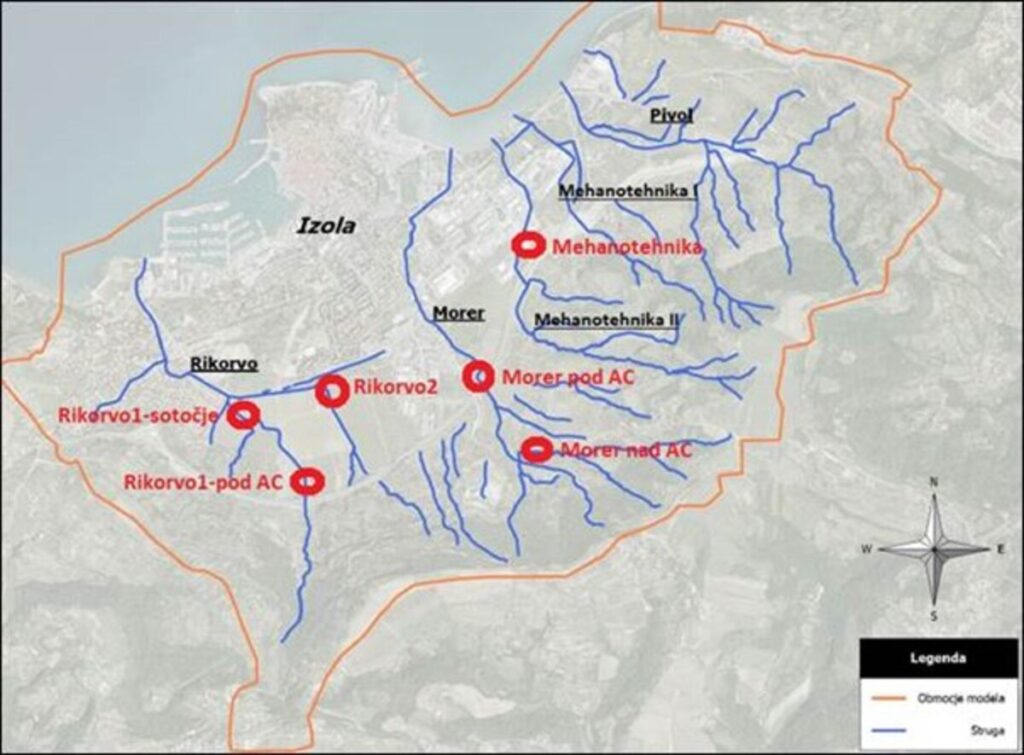V Izoli bodo namestili suhe zadrževalnike 2 zadrževalnik
