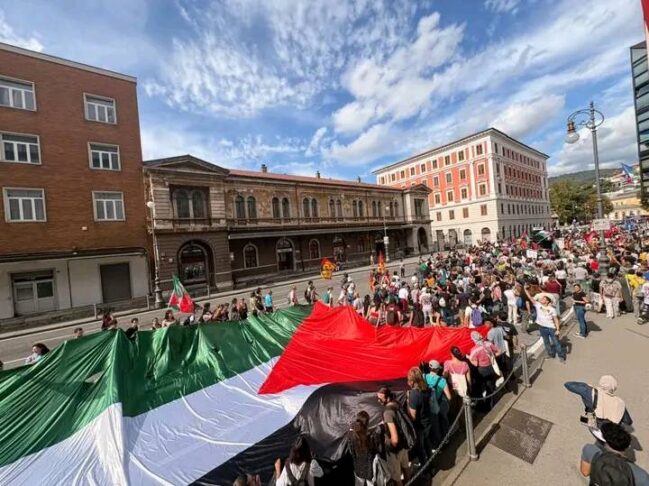 gaza palestina iytalija napovedala Splošno stavko