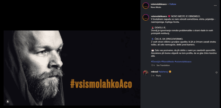 #vsismolahkoAco: V brutalnem napadu so nam odvzeli očeta in prijatelja 2 vsismolahkoaco