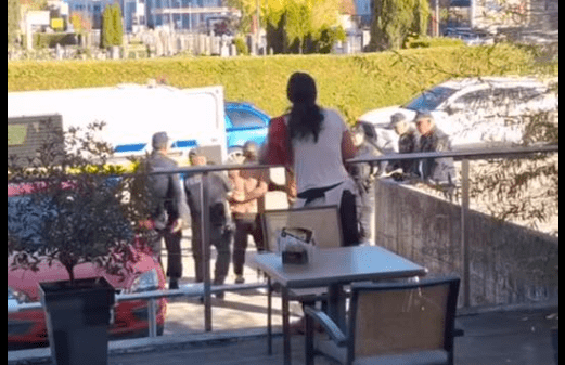 Nov incident v Novem mestu: Moški uriniral in udaril občana (video) 9 incident