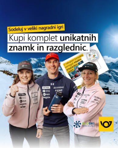 Pošta Slovenije in SLOSKI v dobrodelni akciji za mlade smučarske upe 2 SloSki adaptacije DO 1