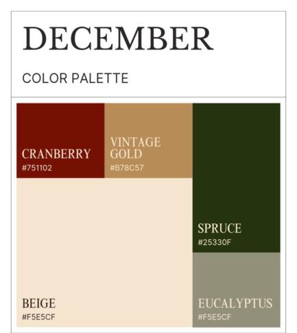 December is here and so is the perfect palette to set the tone for the holiday season 💙 e1765729371546