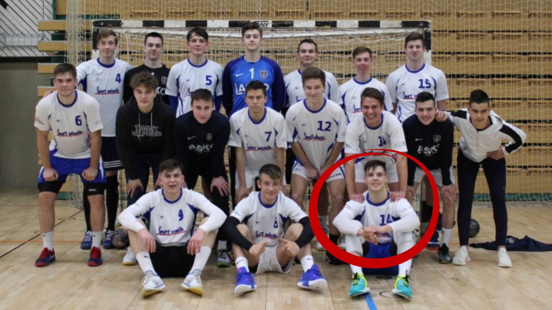 Od igrišč ob morju do slovenskega dresa: Brata Makuc in Staš Slatinek Jovičič 7 Foto: Multimedija ŠCNM // Ekipa Gim Celje 1 DOMEN MAKUC