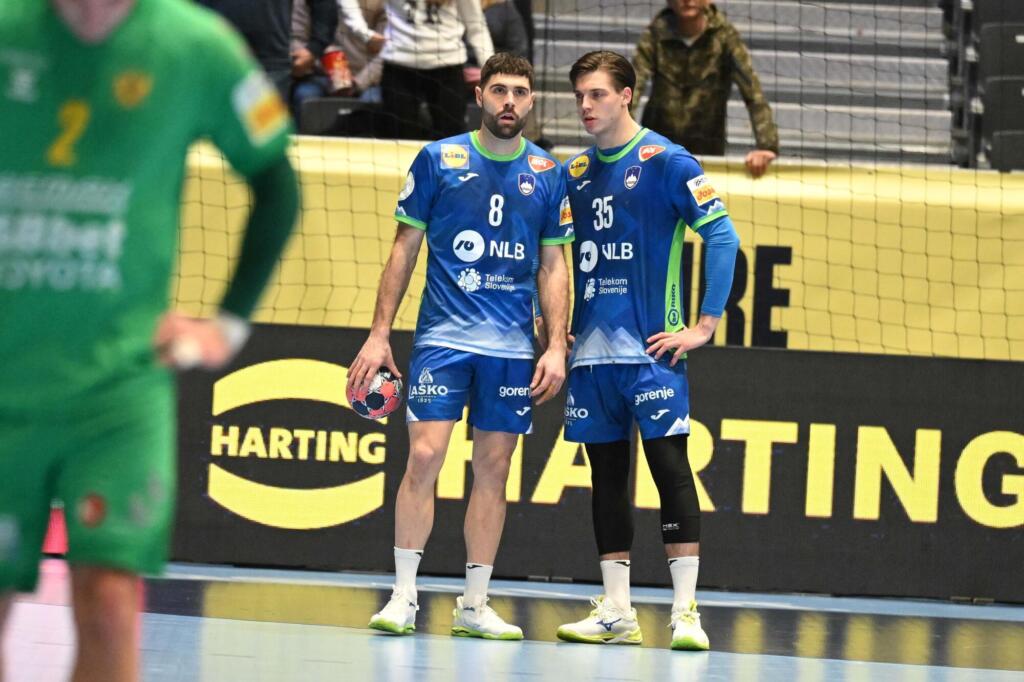 FOTO: RZS // Domen Makuc in Blaž Janc ROKOMET SLOVENIJA TEKMAA ŠPORT