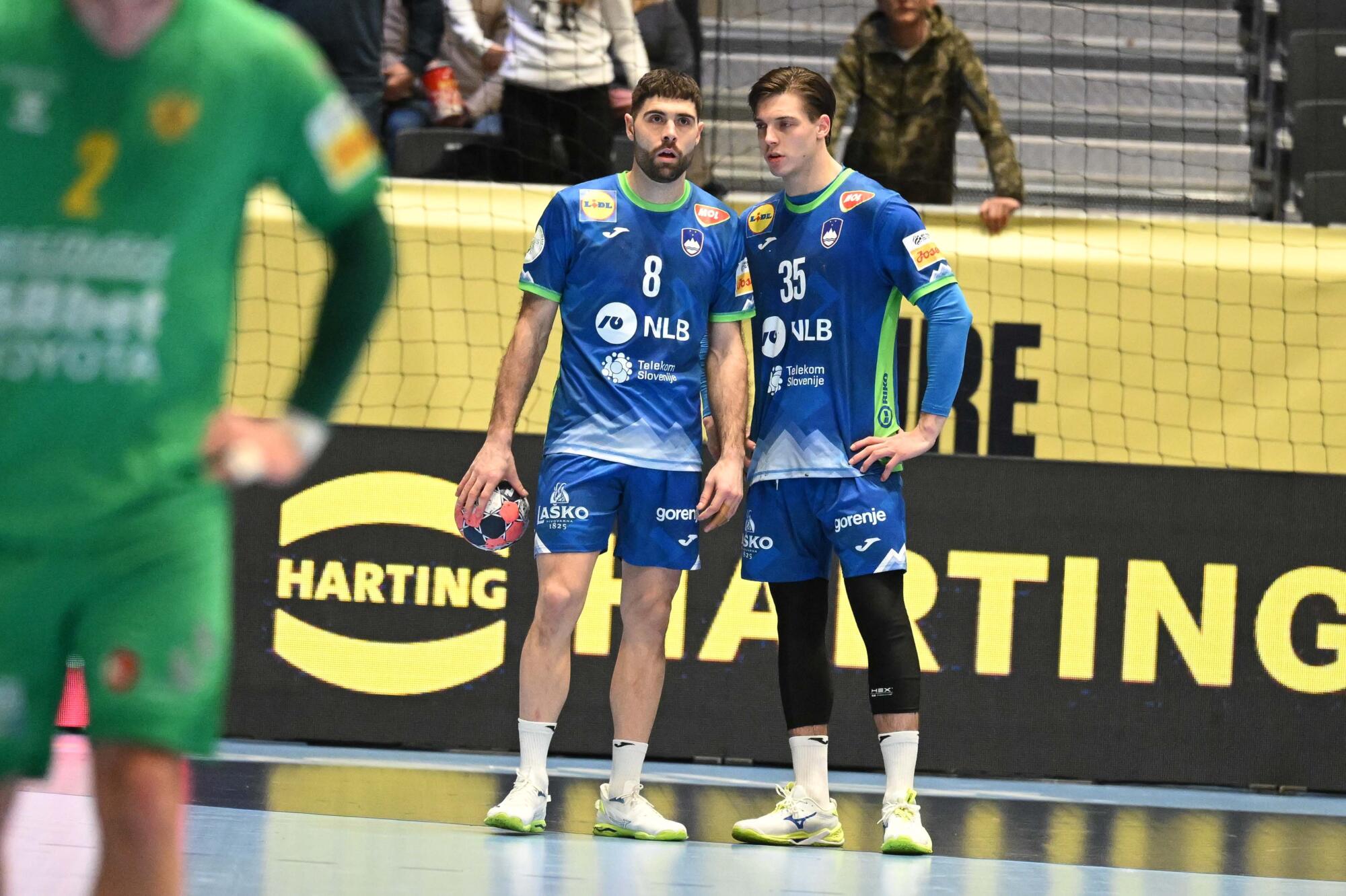 FOTO: RZS // Domen Makuc in Blaž Janc ROKOMET SLOVENIJA TEKMAA ŠPORT