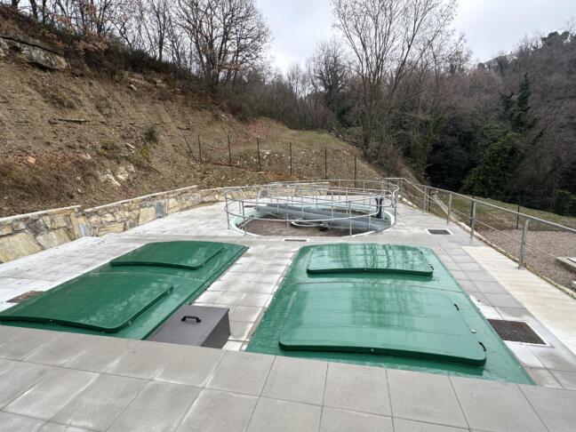 korte čistilna naprava
