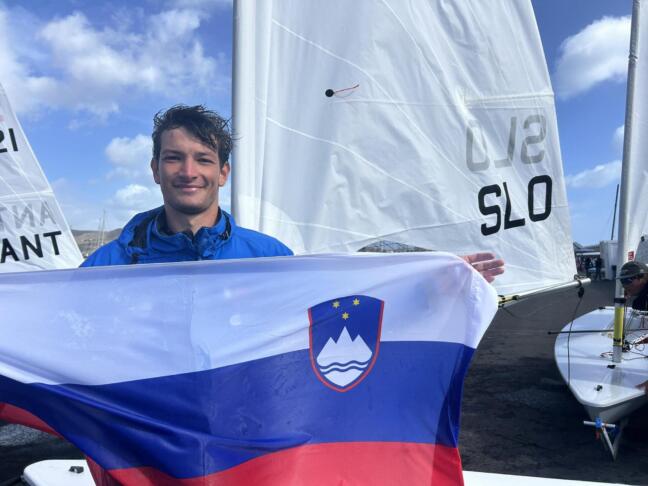 Luka Zabukovec svetovni podprvak ILCA U21 2 Luka Luka Zabukovec Lanzarote