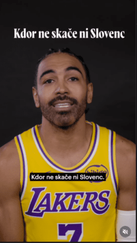 Dončićevi učenci: “Kdor ne skače, ni Sloven’c” odmeva v slačilnici Lakersov (video) 2 luka dončič