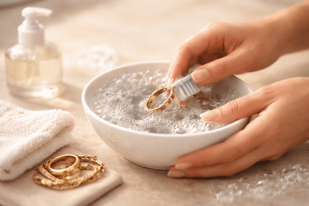 Nakit, zlato, čiščenje AI