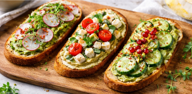 Kaj nanesti na toast: 8 osnov za slane in sladke gourmet kombinacije 4 AI toast 1 e1772207560364