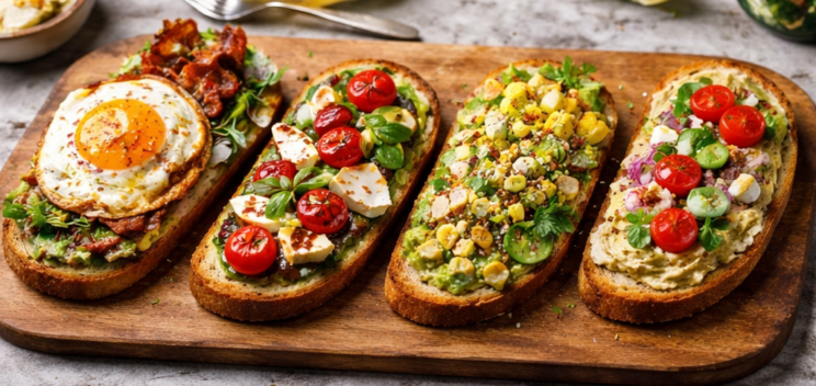 Kaj nanesti na toast: 8 osnov za slane in sladke gourmet kombinacije 3 AI toast e1772207480351