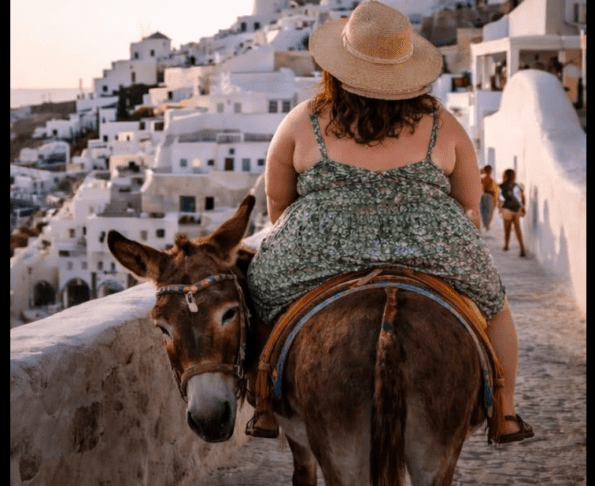 santorini jahanje oslov