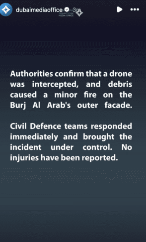 Poškodovano letališče v Dubaju (VIDEO) 3 Screenshot 2026 02 28 at 23.41.49