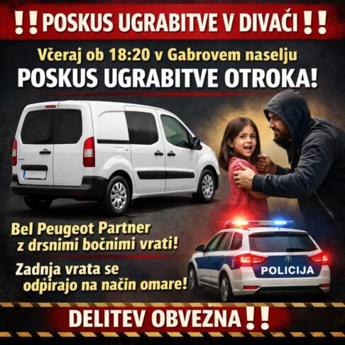divača otrok ugrabitev