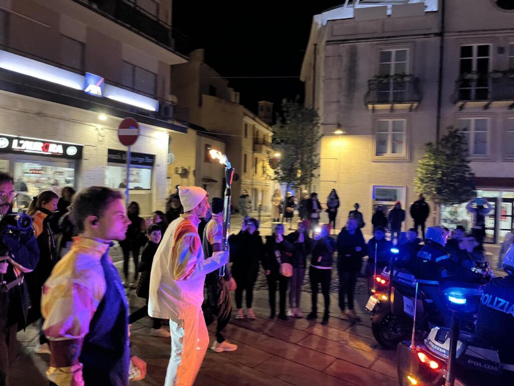 Fiaccola olimpica Milano Cortina 2026 a Nuoro