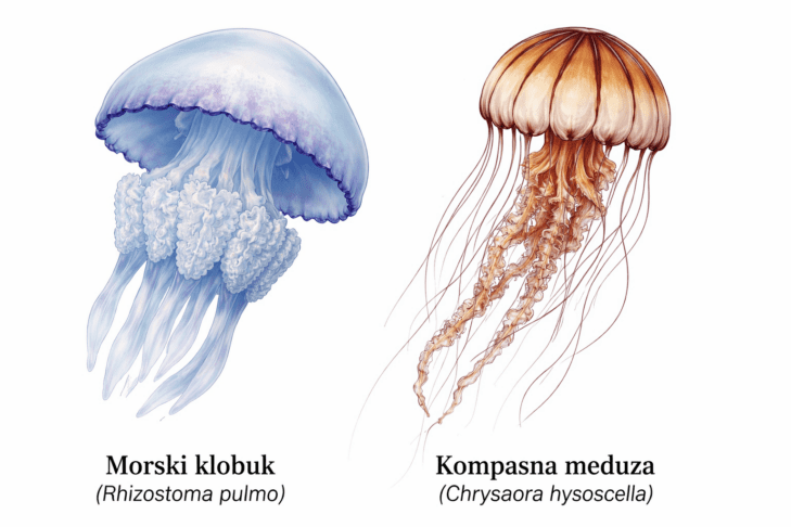 MEDUZA KLOBUK MORJE ai skica