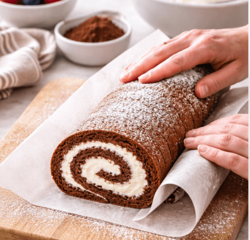 Čokoladna rolada brez moke: recept, ki vedno uspe 2 rolada